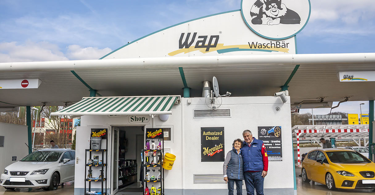 Inhaberin und Ehemann