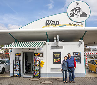 Inhaberin und Ehemann