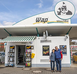 Inhaberin und Ehemann