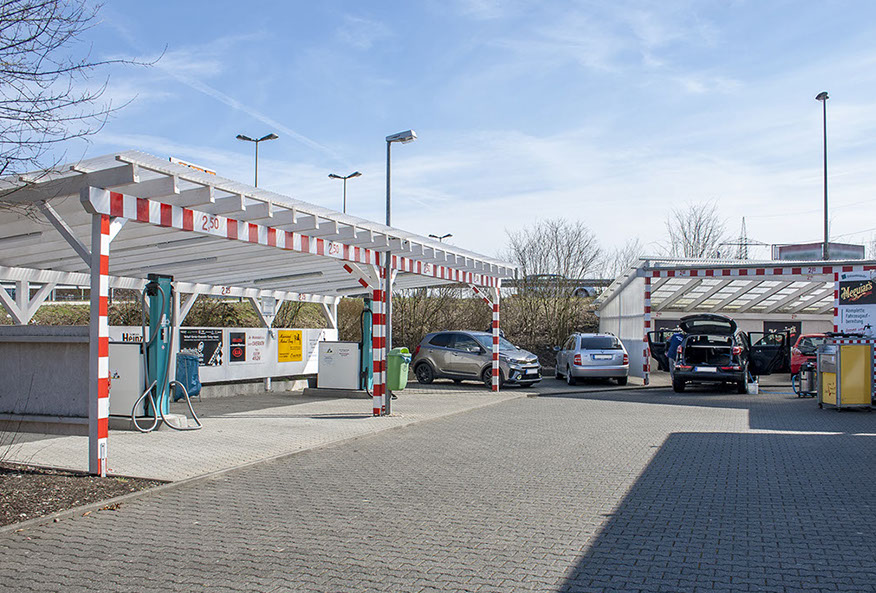 WAP-Waschanlage - SB-Saugen – Überdachte Plätze