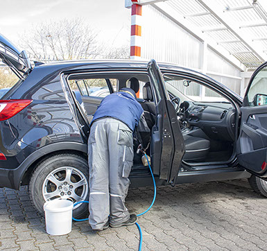 WAP-Waschanlage – Car-Kosmetik – Dienstleistungsprogramm – Saugen