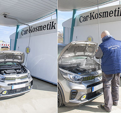 WAP-Waschanlage – Car-Kosmetik – Dienstleistungsprogramm – Motorwäsche
