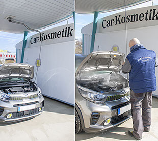 WAP-Waschanlage – Car-Kosmetik – Dienstleistungsprogramm – Motorwäsche