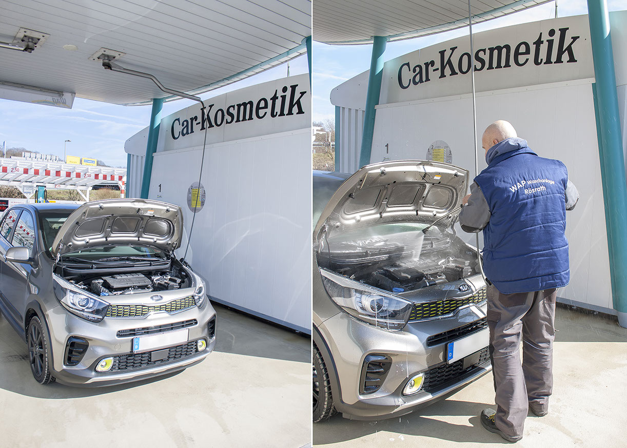 WAP-Waschanlage – Car-Kosmetik – Dienstleistungsprogramm – Motorwäsche