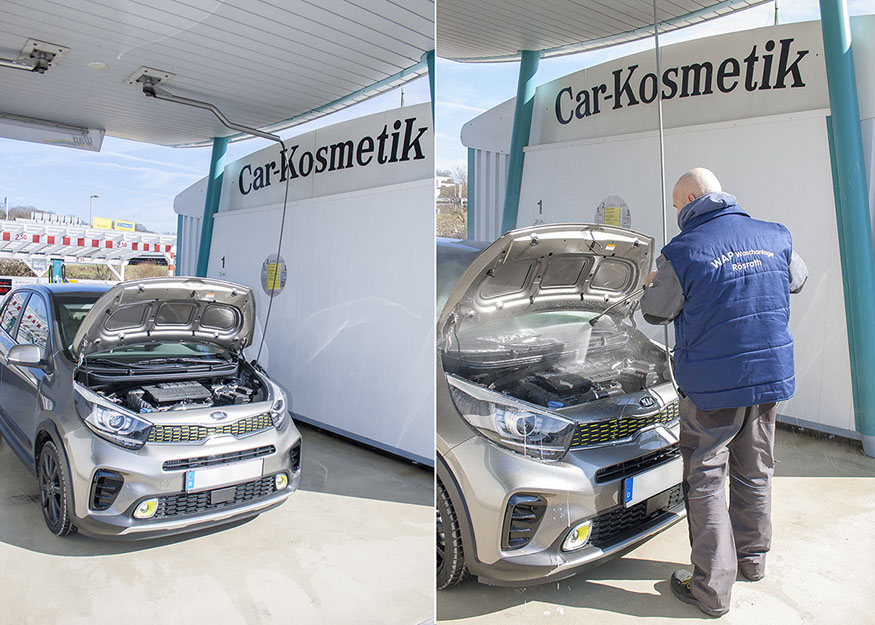 WAP-Waschanlage – Car-Kosmetik – Dienstleistungsprogramm – Motorwäsche