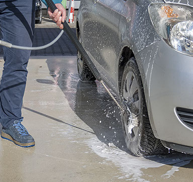 WAP-Waschanlage - SB-Waschboxen – Schaumbürste – Pflegedetail