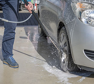 WAP-Waschanlage - SB-Waschboxen – Schaumbürste – Pflegedetail