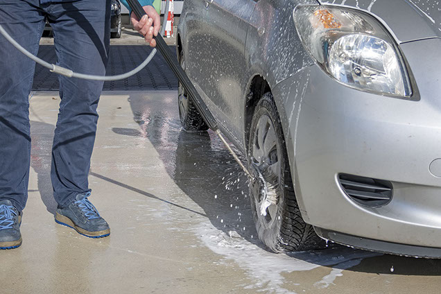 WAP-Waschanlage - SB-Waschboxen – Schaumbürste – Pflegedetail