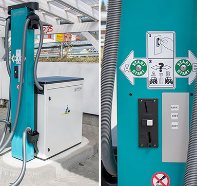 WAP-Waschanlage - SB-Saugen – Überdachte Plätze