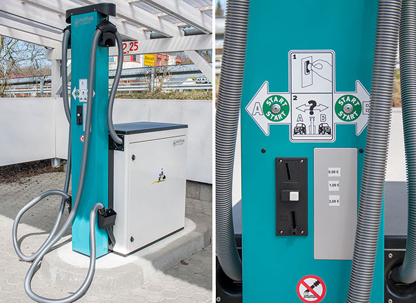 WAP-Waschanlage - SB-Saugen – Überdachte Plätze