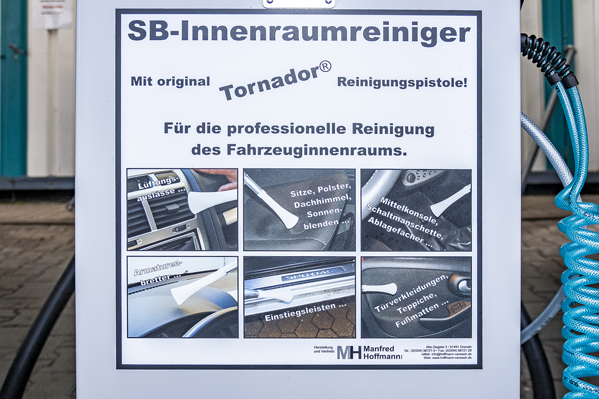 SB-Innenraumreiniger Tornador® Für die professionelle Reinigung des Fahrzeuginnenraums.