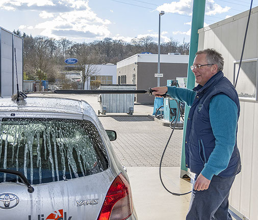 WAP-Waschanlage - SB-Waschboxen – Schaumbürste