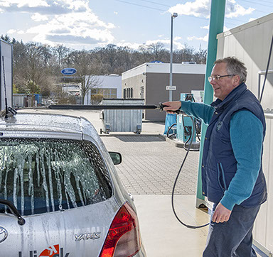 WAP-Waschanlage - SB-Waschboxen – Schaumbürste