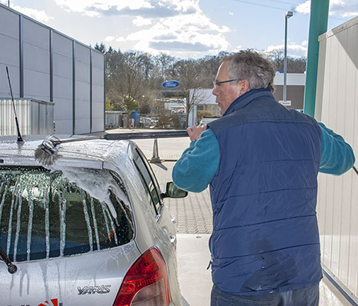 WAP-Waschanlage - SB-Waschboxen – Schaumbürste
