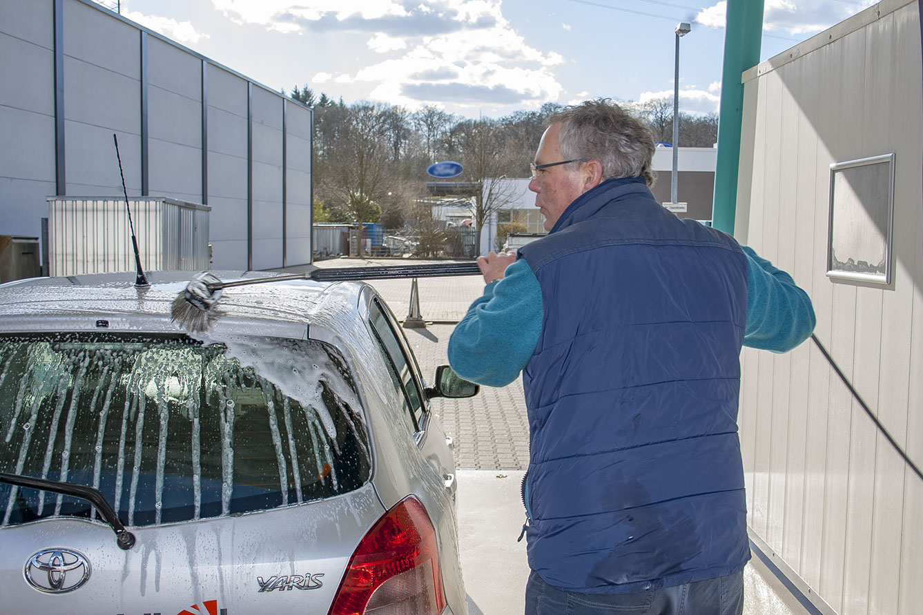 WAP-Waschanlage - SB-Waschboxen – Schaumbürste