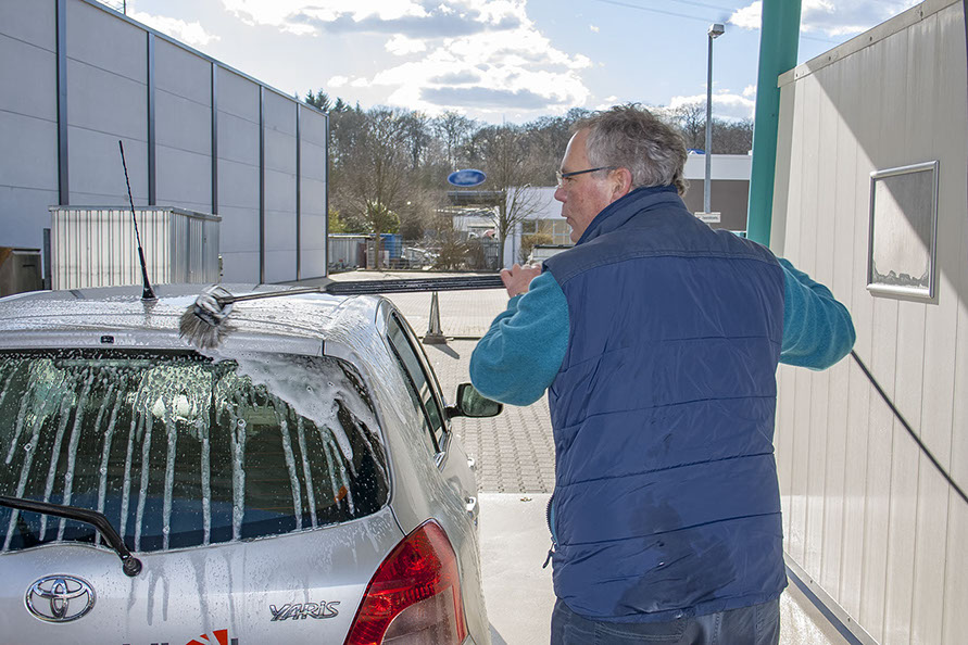 WAP-Waschanlage - SB-Waschboxen – Schaumbürste