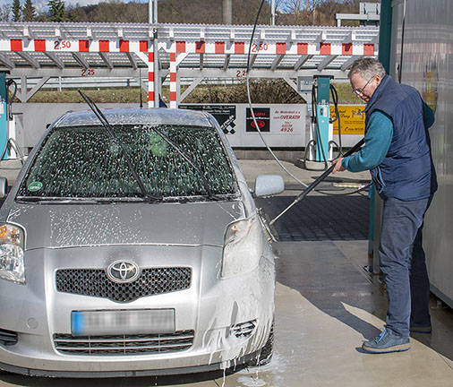 WAP-Waschanlage - SB-Waschboxen – Schaumbürste