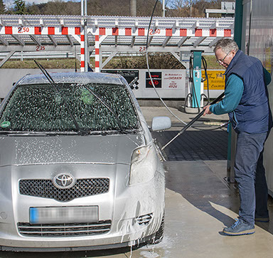 WAP-Waschanlage - SB-Waschboxen – Schaumbürste