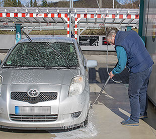WAP-Waschanlage - SB-Waschboxen – Schaumbürste – Pfelge
