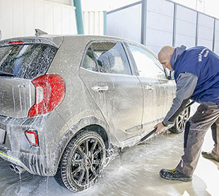WAP-Waschanlage – Car-Kosmetik – Dienstleistungsprogramm – Schaumreinigungsbürste