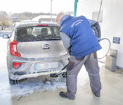 WAP-Waschanlage – Car-Kosmetik – Dienstleistungsprogramm – Schaumreinigungsbürste