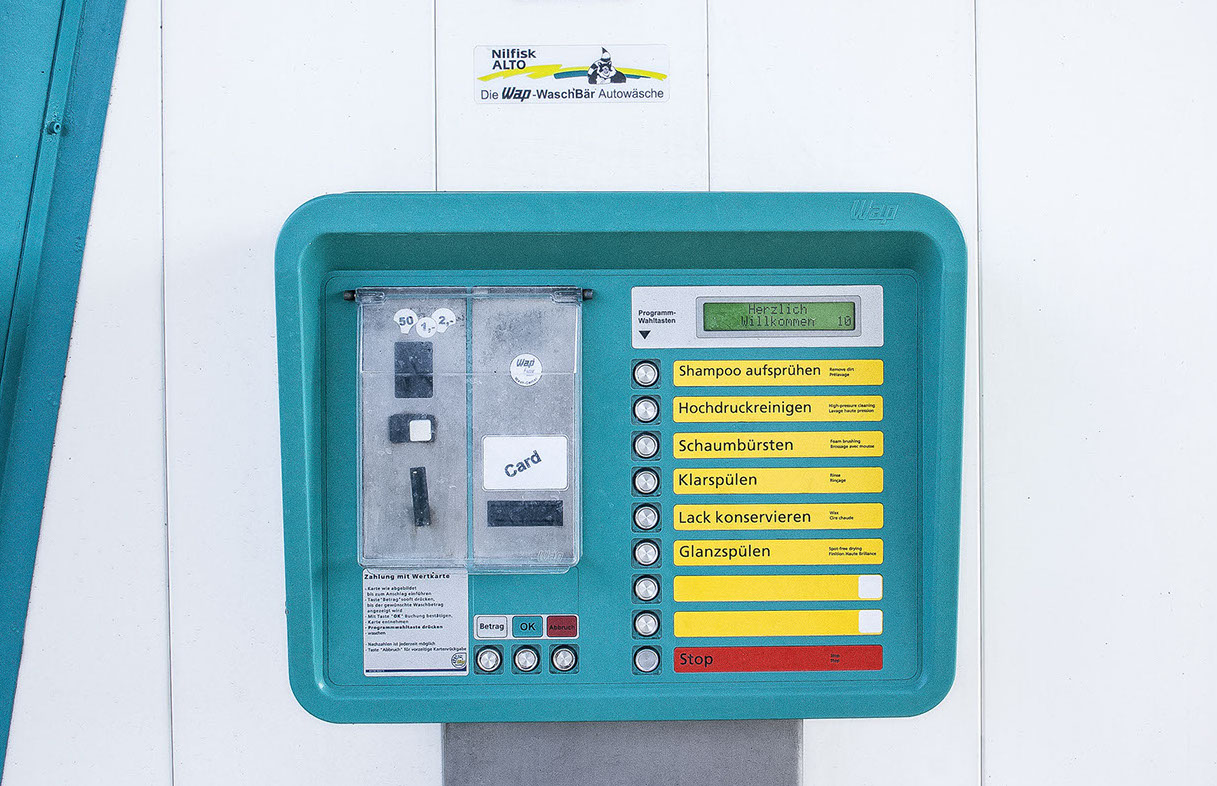WAP-Waschanlage - SB-Waschboxen – Terminal