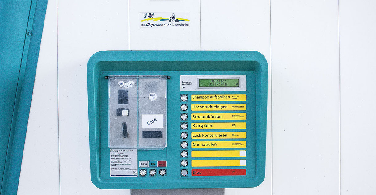 WAP-Waschanlage - SB-Waschboxen – Terminal