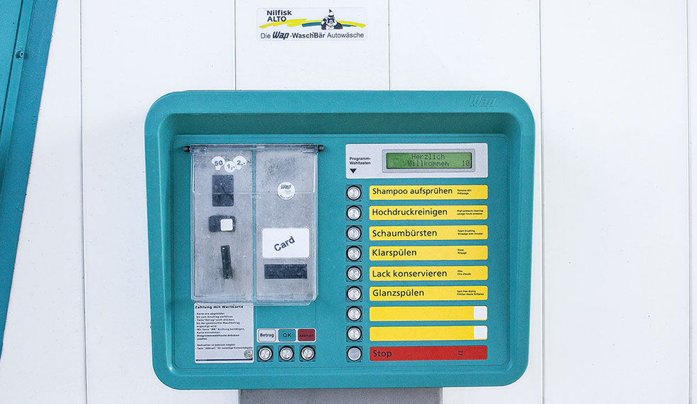 WAP-Waschanlage - SB-Waschboxen – Terminal