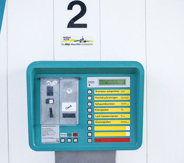 WAP-Waschanlage - SB-Waschboxen – Terminal