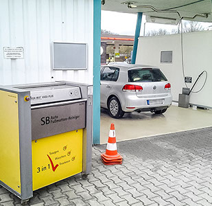 SB-Auto-Fussmatten-Reiniger und SB-Fahrzeug-Waschbox – Saugen - Waschen- Trocknen