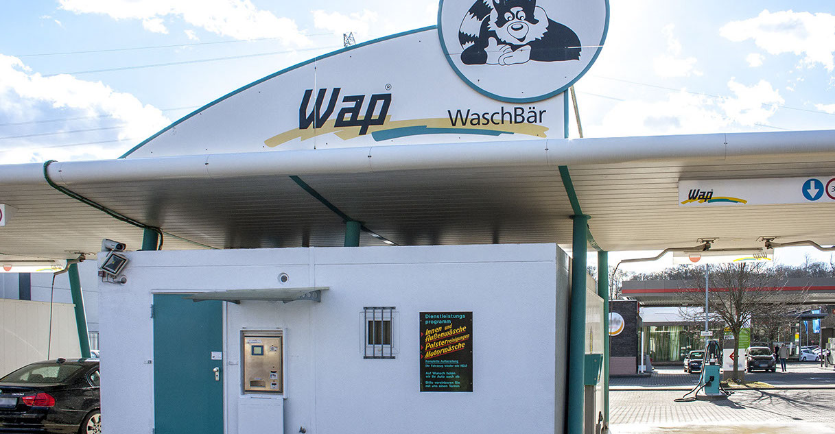 Wechselautomat der WAP-Waschanlage