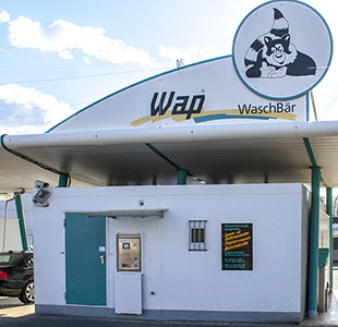 Wechselautomat der WAP-Waschanlage