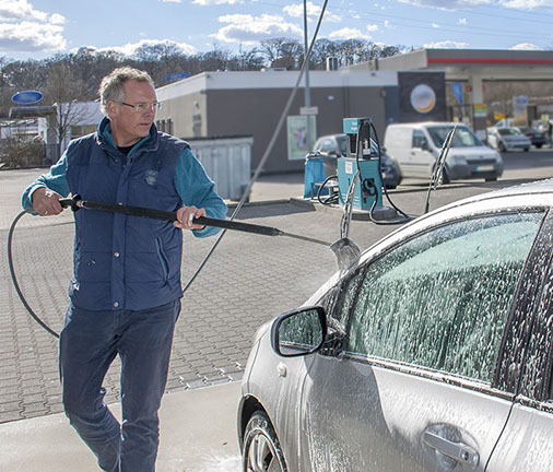 WAP-Waschanlage - SB-Waschboxen – Schaumbürste – Fenster
