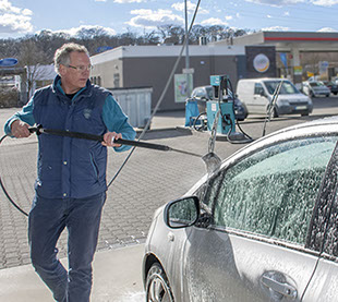 WAP-Waschanlage - SB-Waschboxen – Schaumbürste – Fenster