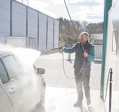 WAP-Waschanlage - SB-Waschboxen – Hochdruckreinigen